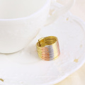 Xuping Hot Venda Moda Multicolor Copper Ring